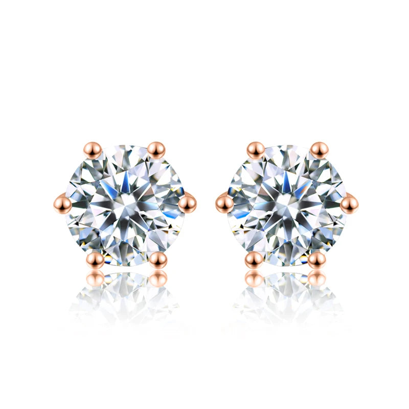 Aurielle Moissanite Studs