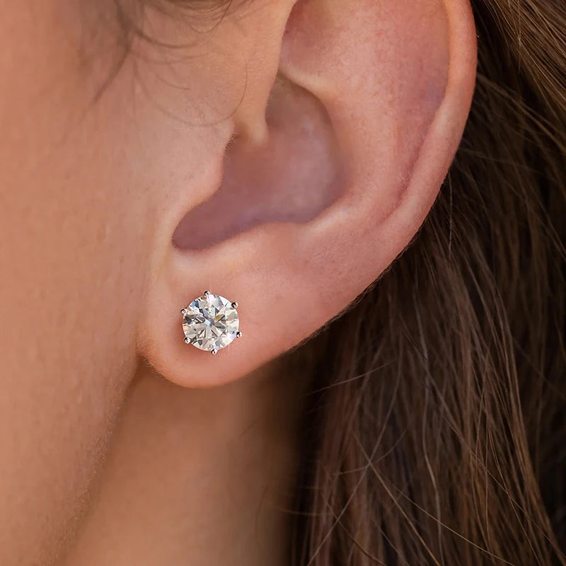 Aurielle Moissanite Studs