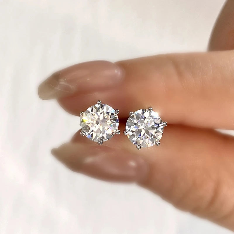 Aurielle Moissanite Studs