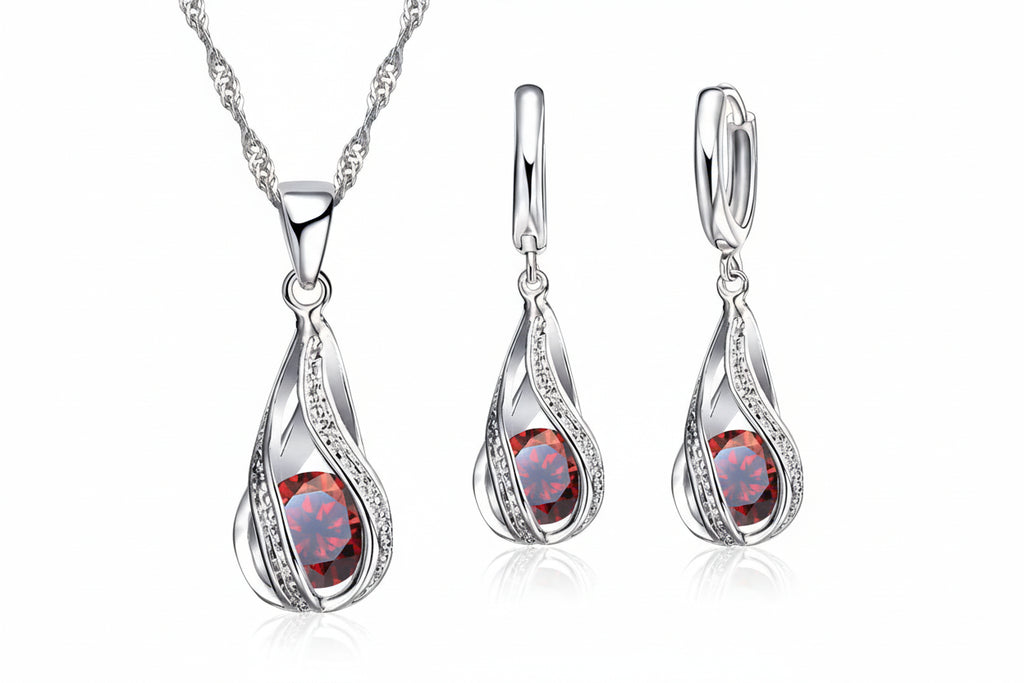 Elaria Drop Bridal Set