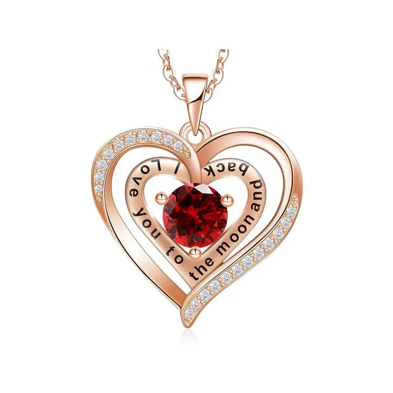 Moon & Back™ Heart Necklace